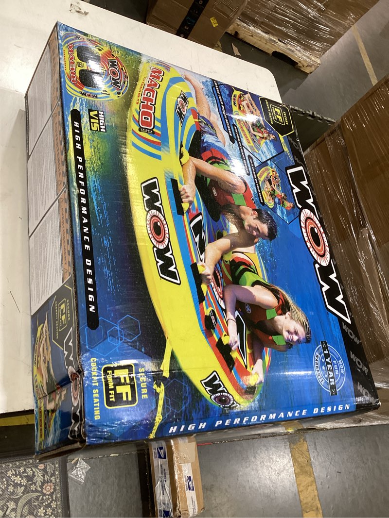 Condition photo showing Good Condition for wow sports macho combo towable tubes for boating, accessories for tubing, water tube for boats
