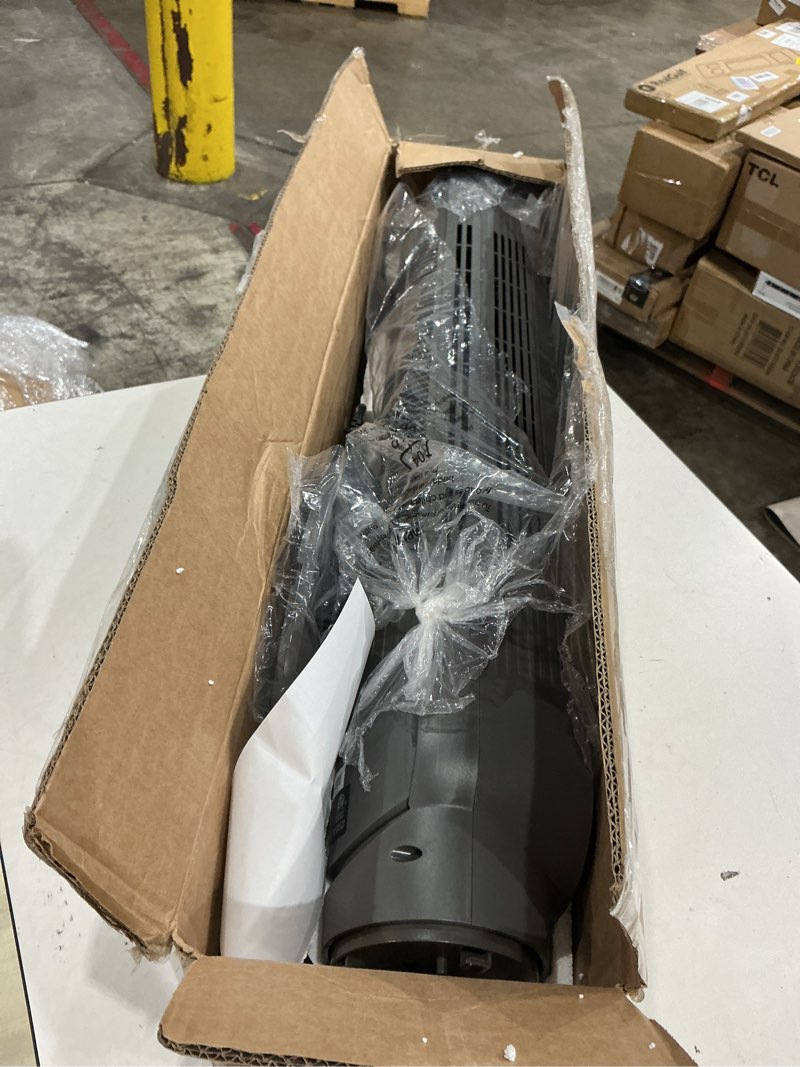 Condition photo showing Good Condition for item similar// dreo tower fan for bedroom, 2026 upgraded dc motor, 28ft/s high velocity, 20db ultra quiet standing fan, 8 speeds 4 modes, 90° oscillating bladeless fan for indoors, floor fans with remote, black