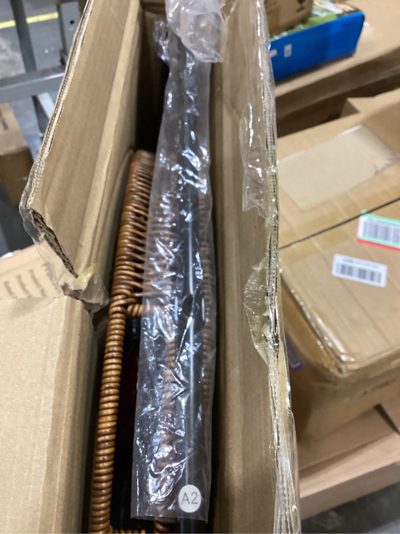 Condition photo showing Good Condition for brown small round end table, 19in rattan end tables, wicker rattan side table, round sofa side table, indoor outdoor side tables for patio, living room bedroom office 19"d x 19"w x 19.75"h