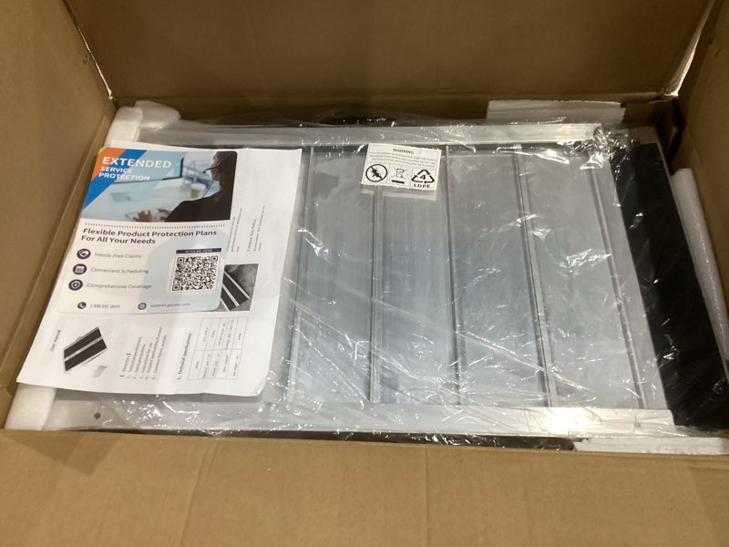 Condition photo showing New/Like New for 2 Feet Portable Wheelchair Ramp 600LBS Capacity Non-Skid Aluminum Handicap Ramps,Seamless Folding Threshold Ramp Wheel Chair Ramp for Doorways 2Ft