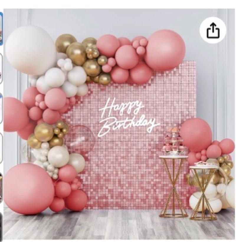 Shimmer Wall Backdrop Hot Pink Wall Panels 12Pcs Square Sequin Shimmer Wall Backdrop Decoration for 