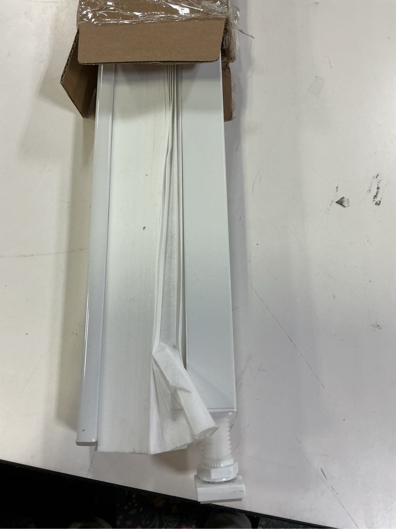 Condition photo showing As Is for LazBlinds Cordless Cellular Shades, No Tools No Drill Light Filtering Honeycomb Shades Pleated Blinds for Windows, 32'' W x 64'' H, White Light Filtering-white 32'' W x 64'' H