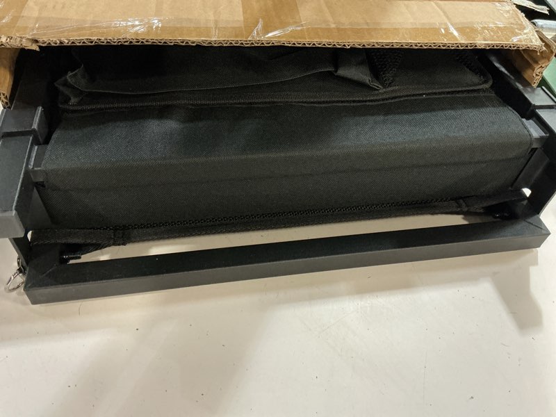 Condition photo showing Good Condition for pesipers Stadium Seats for Bleachers with Back Support, Thickened Bleacher Seats with Comfy Cushion and Creative Pattern Backs, Wide Portable Stadium Chair with Shoulder Strap and Cup Holder