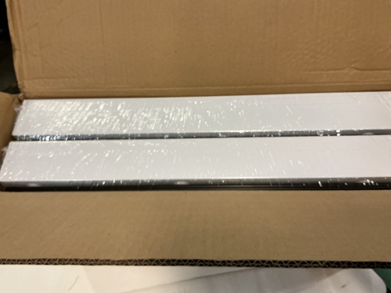 Condition photo showing New/Like New for 2Pack Expandable Pull Out Cabinet Organizer 21"Deep With Raising Pad for Framed Cabinets, Upgrade 3 Slide Rails Slide Out Drawers, Roll Out Shelves Adhesive,Adjustable Width 12.05"-20.4"White