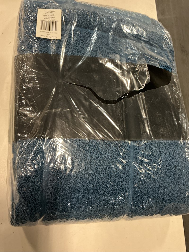 Condition photo showing New/Like New for gorilla grip dirt grabber front door mat, 47x35 heavy duty welcome mats for indoor or outdoor entryw