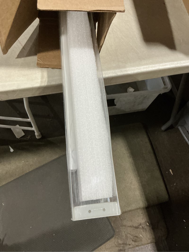 Condition photo showing As Is for allbright linen roller shades with wand rod, cordless fabric roller blinds with thermal insulated, 100% blackout window shades for home, office, bedroom, beige, 15" w x 64" h beige 15"w x 64"h