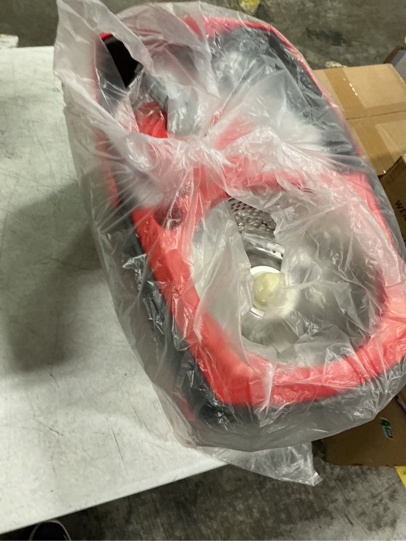 Condition photo showing New/Like New for funclean 360° spin mop and bucket set with wringer, 6 extra microfiber heads, 61" extended handle fo