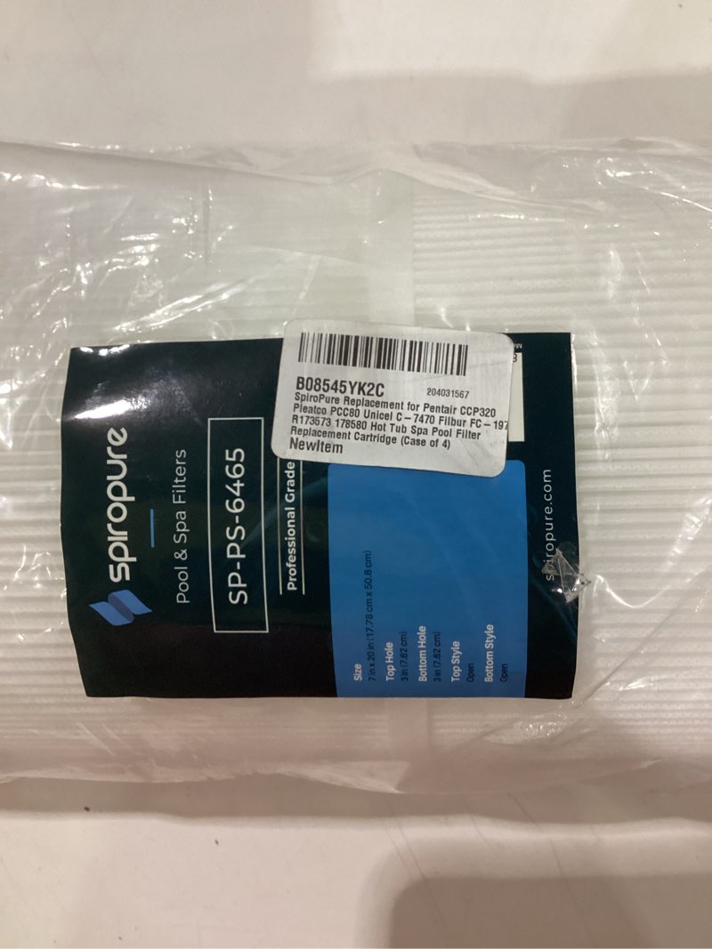 Spiropure replacement for pentair 