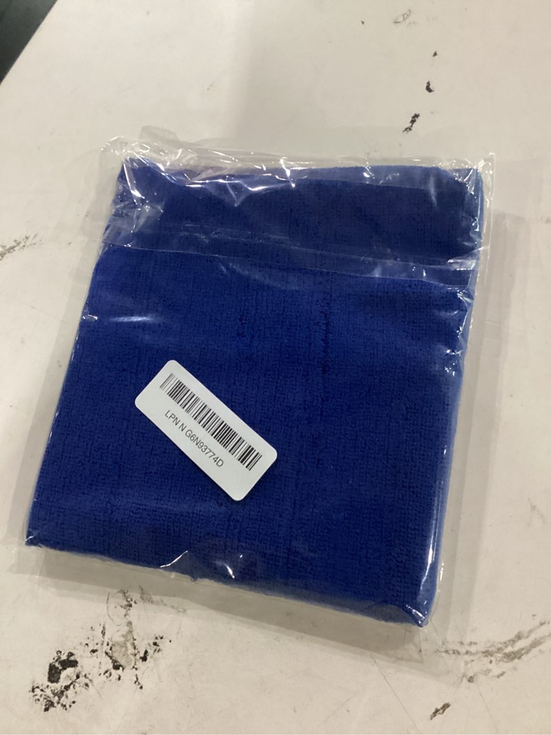 Condition photo showing New/Like New for happy hoodie the original dog & cat calming band - american brand - anxiety relief/noise protection-grooming-thunder-fireworks (large, blue) - since 2008 large blue