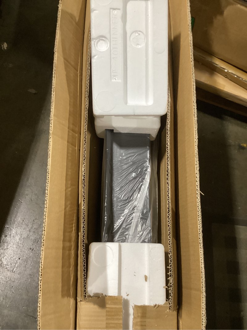 Condition photo showing Good Condition for EUHOMY 60 Inch Electric Fireplace Wall Recessed and Wall Mounted with Adjustable Flame Color, Fireplace Heater with Remote Control, Linear Fireplace with Timer, Touch Screen, Log & Crystal, 750/1500W