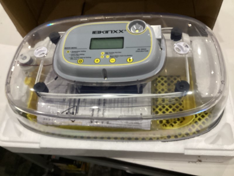 Condition photo showing Good Condition for incubator for hatching eggs-24 egg capacity, automatic egg turner, temperature & humidity control, 360° viewing for chicken, duck and quail eggs 24 egg yellow