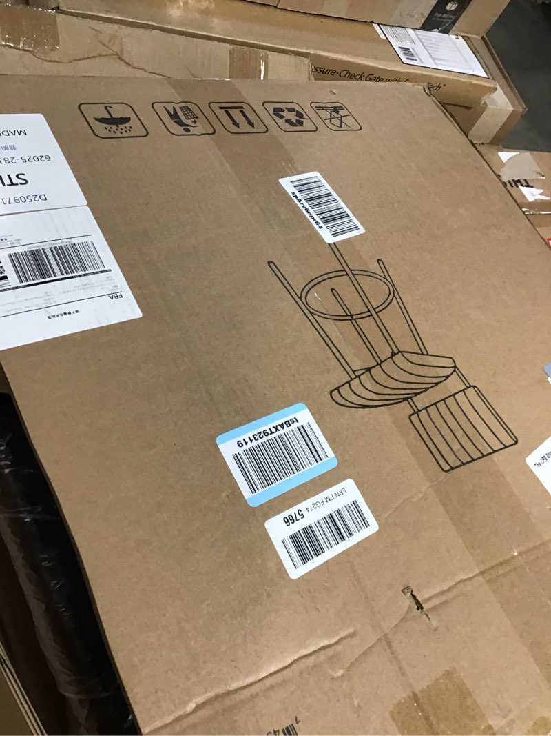 Condition photo showing Good Condition for MILCIL Swivel Counter Height Barstool with Back, Upholstered 26'' Counter Stool with Metal Frame, Ch