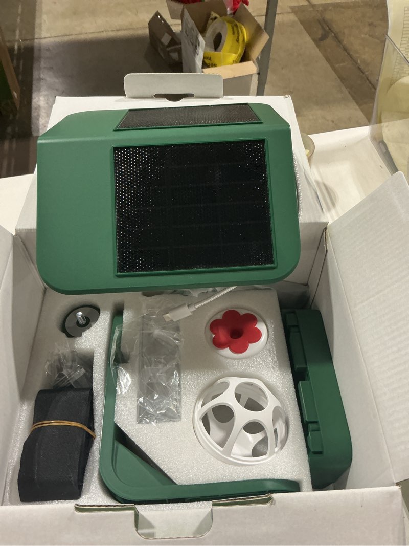 Condition photo showing Good Condition for peckcam bird feeder with camera solar powered, ai identify & auto capture with 32gb card, 2k hd live video smart bird feeder camera instant notifications in backyard, gift for bird lovers green