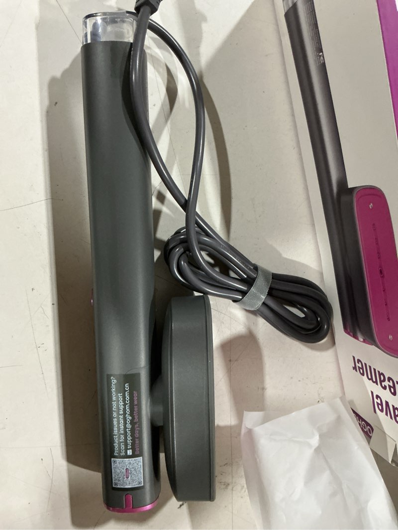 Condition photo showing Good Condition for oghom steamer for clothes, 110-240v travel steamer & iron 2 in 1, 1000w powerful steam, portable handheld garment wrinkle remover, 30s fast heat-up with dry & 2-steam control, for global & europe
