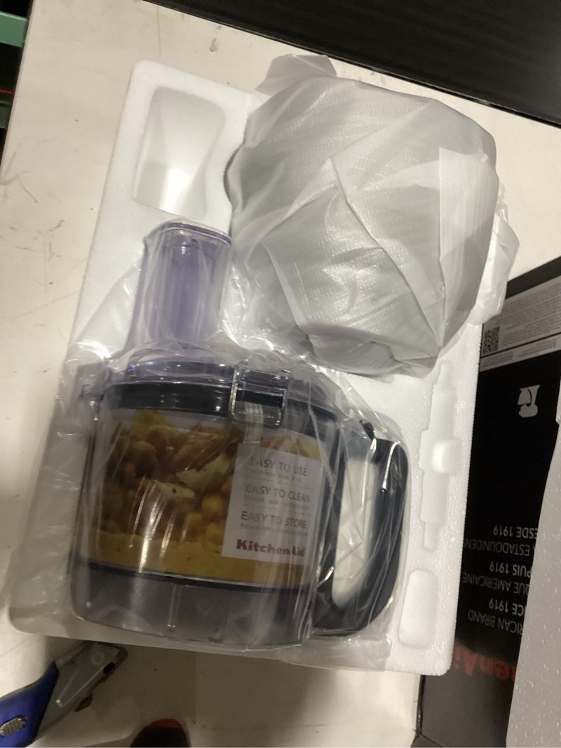 Condition photo showing New/Like New for kitchenaid kfp0718cu food processor, 7 cup, contour silver