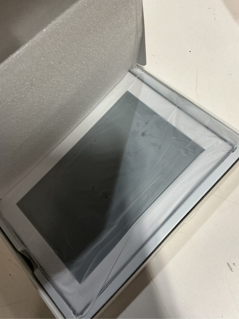 Condition photo showing New/Like New for WiFi 10.1 Inch Digital Calendar Clock, Smart Touchscreen Electronic Calendar Family Planner for Reminders, No APP (White)