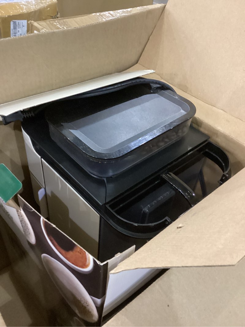 Condition photo showing As Is for Cuisinart 12-Cup Coffee Maker, Programmable PerfecTemp Thermal Carafe Coffee Machine with 1-4 Cup Setting, Brew Strength Control and Brew Pause, Stainless Steel, DCC-3400NAS, Silver