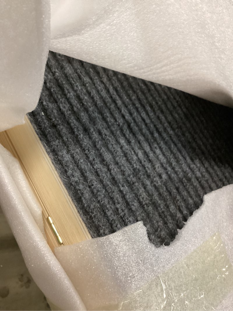Condition photo showing Good Condition for folding dog ramp safety, wooden adjustable height pet ramps, potable dog steps with non-slip traction mat, dog step for bed, dogs stairs for suv car, couch, safe, height bed 55.12 inch long