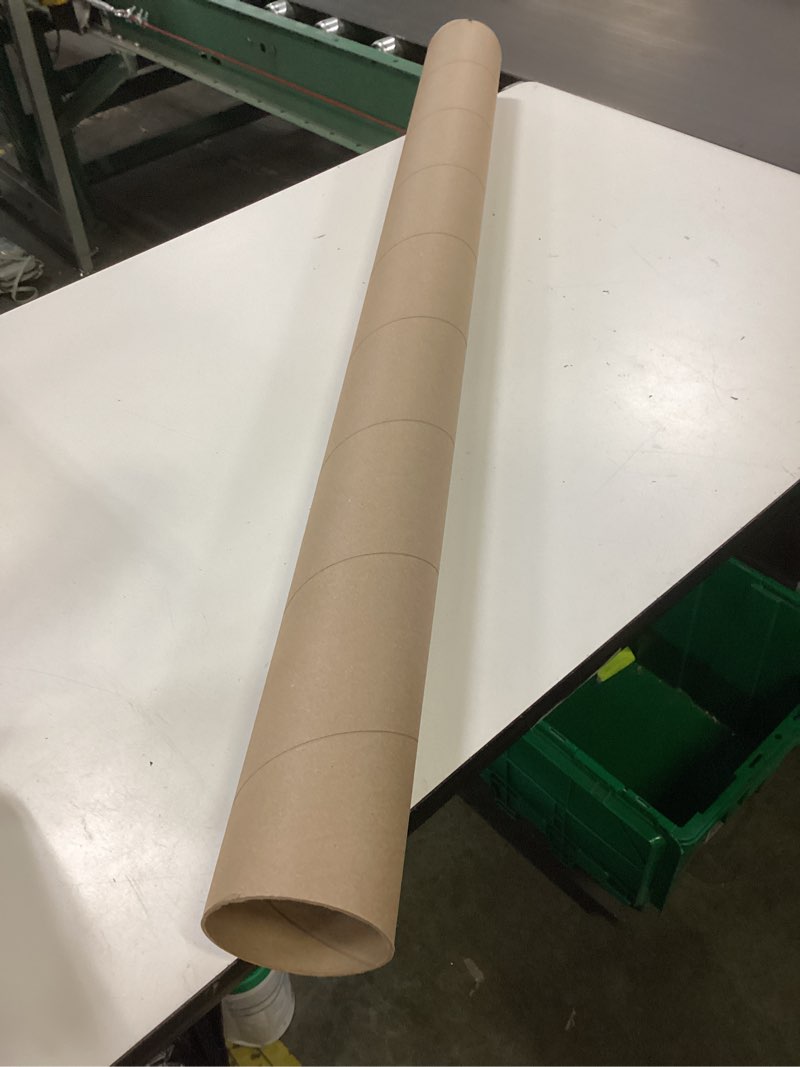 Condition photo showing As Is for shipping tube 4” x 48” | cardboard mailing tube for packing, shipping and mailing