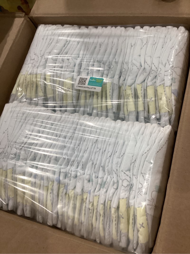 Condition photo showing New/Like New for Pampers Swaddlers Diapers, Size 1 (8-14 lbs), 198 Count, Absorbent, Keeps Baby Dry and Comfortable, Skin Safe Disposable Baby Diaper (Packaging May Vary) Size 1 198