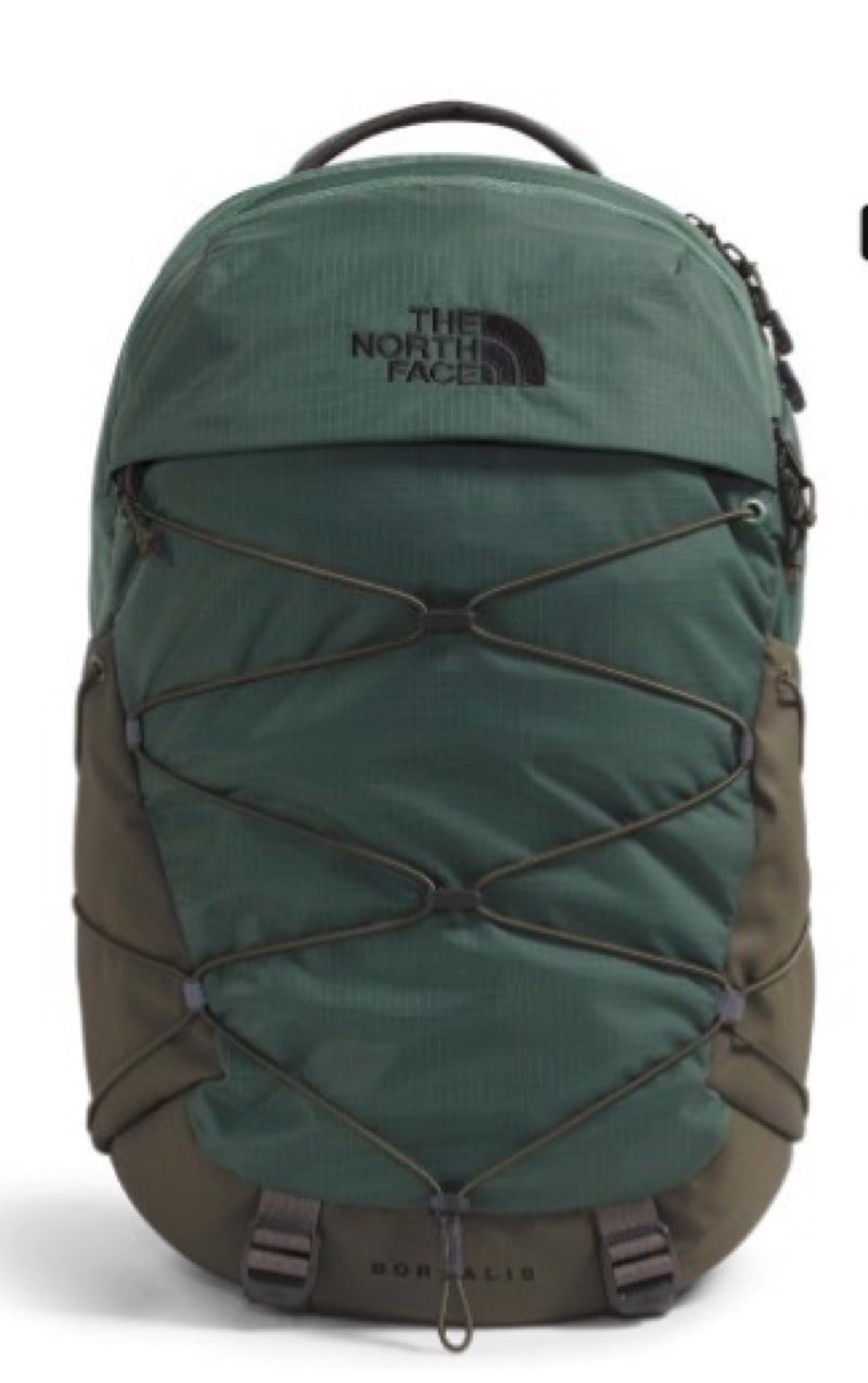 The North Face Borealis Commuter Laptop Backpack - Water Repellent, Laptop Sleeve, Large Main Compartment, Duck Green/New Taupe Green, One Size