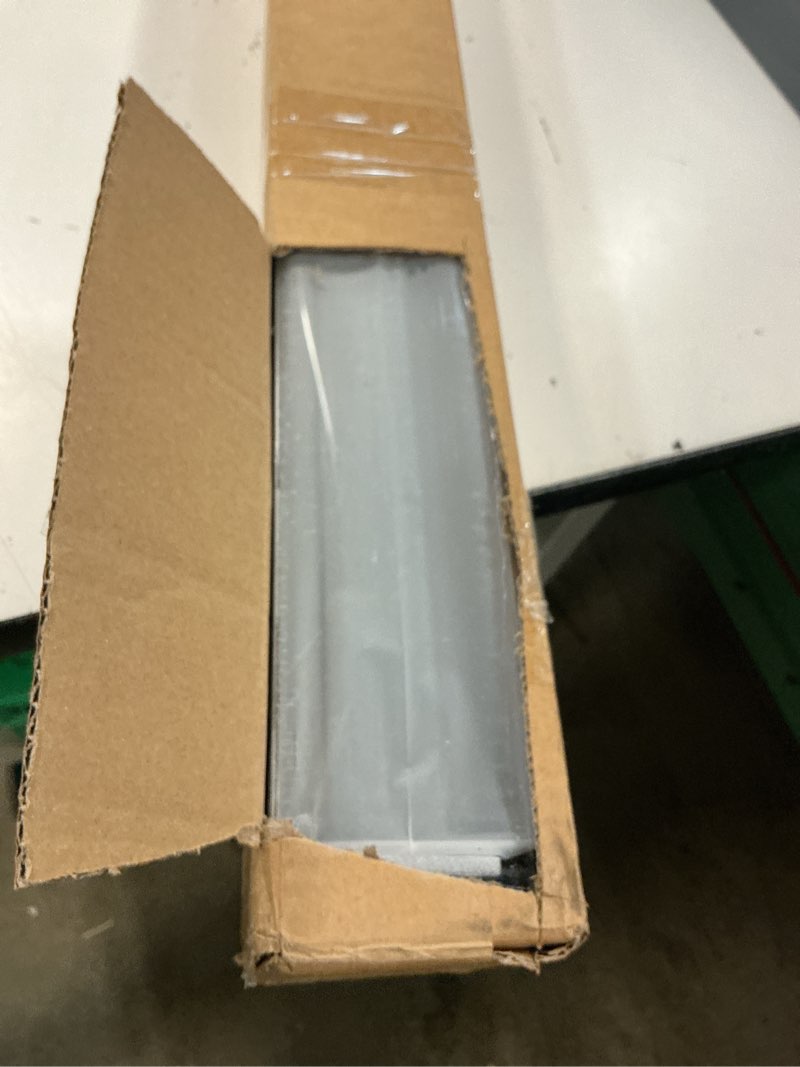 Condition photo showing Good Condition for aosky blackout roller shades cordless blinds for windows, free-stop shades with valance, thermal insulated fabric, uv protection, natural woven blinds for home and office (15" w x 72" h, grey) grey 15"w x 72"h