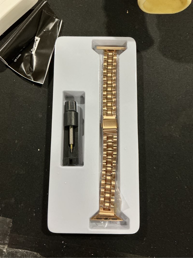 STIROLL Thin Replacement Band Compatible for Apple Watch 38mm 40mm 41mm 42mm(Series 11 10), Stainles