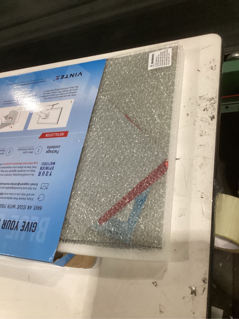 Condition photo showing New/Like New for vintez blue light screen protector for 31.5, 32 inch computer monitor and laptop – anti-uv blue light blocking film for desktop pc, eye protection filter, 28.2" x 16.5", 1 pack 1 pack 30"-32'' diagonal (16:9/16:10)