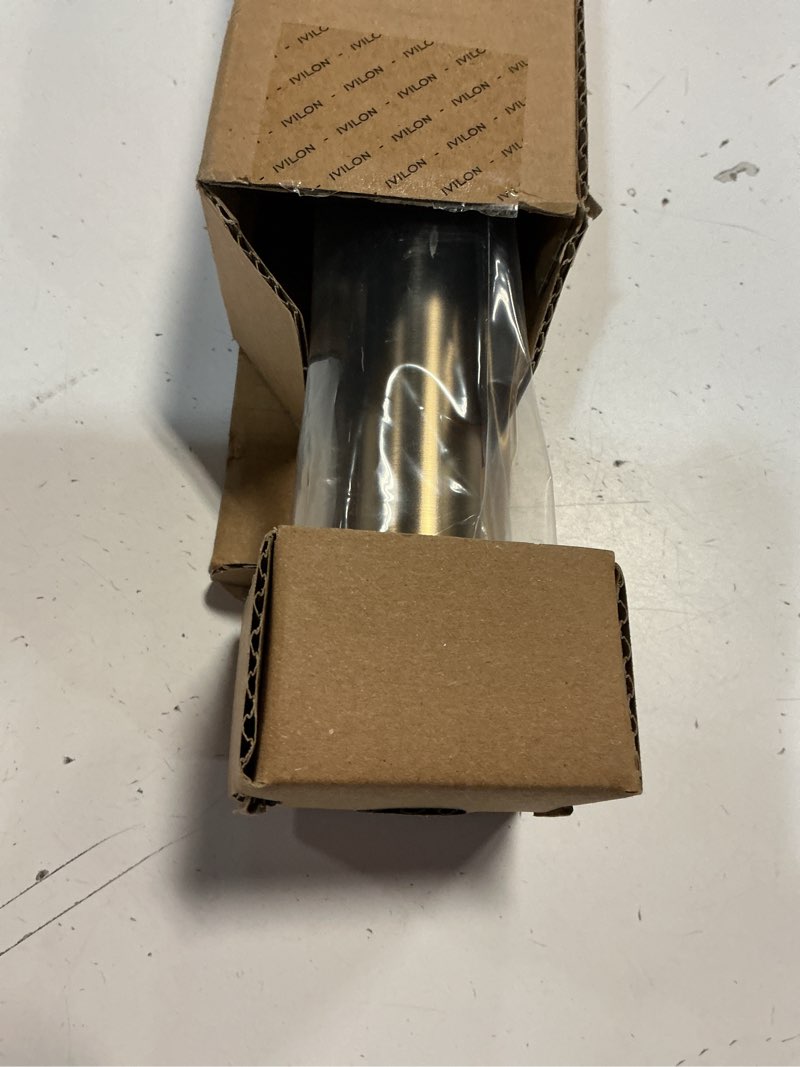 Condition photo showing New/Like New for ivilon tension curtain rod - spring tension rod for windows or shower, 24 to 36 inch. warm gold 24" to 36" warm gold