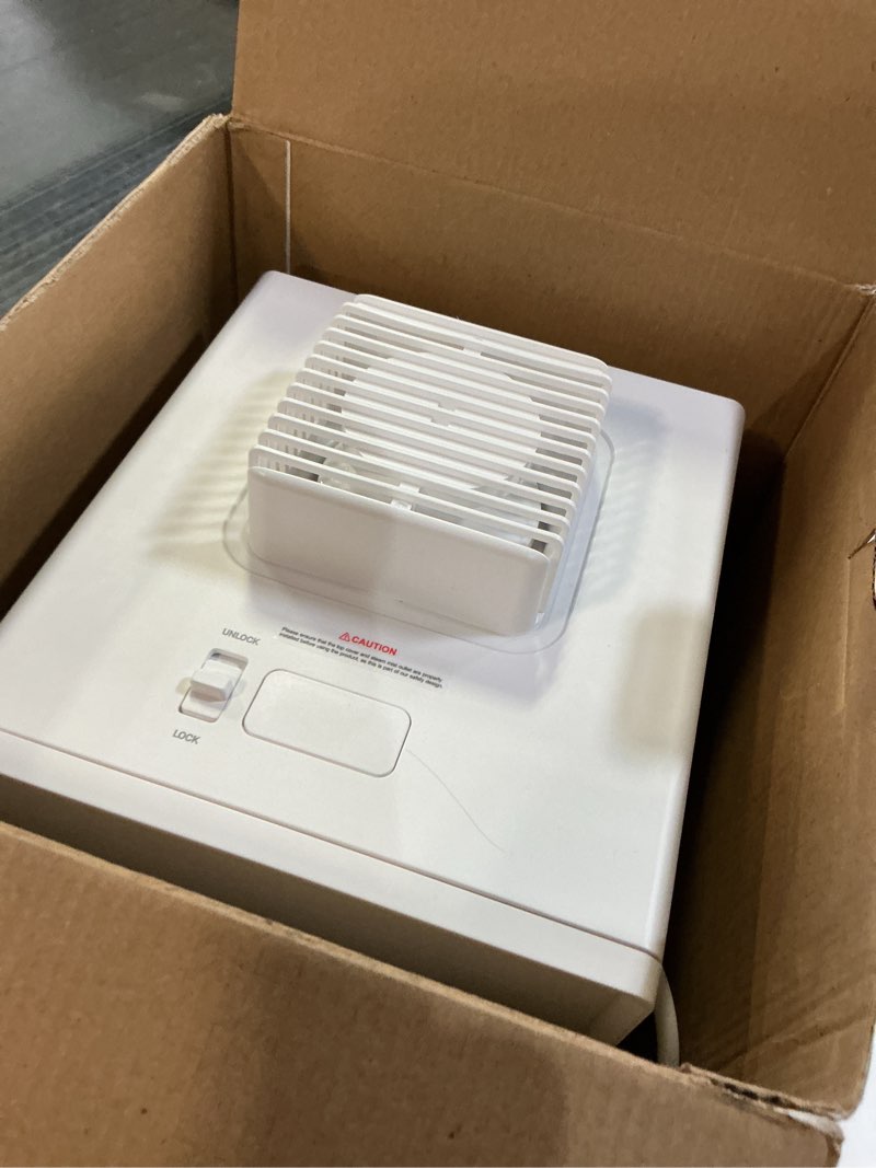 Condition photo showing As Is for 3L Stainless Steel Warm Mist Humidifier with Easy Clean and Warm Steam Function, Healthy Air Mist Humidifiers for Bedroom Living Room, with Sleep Mode and Auto-off Setting