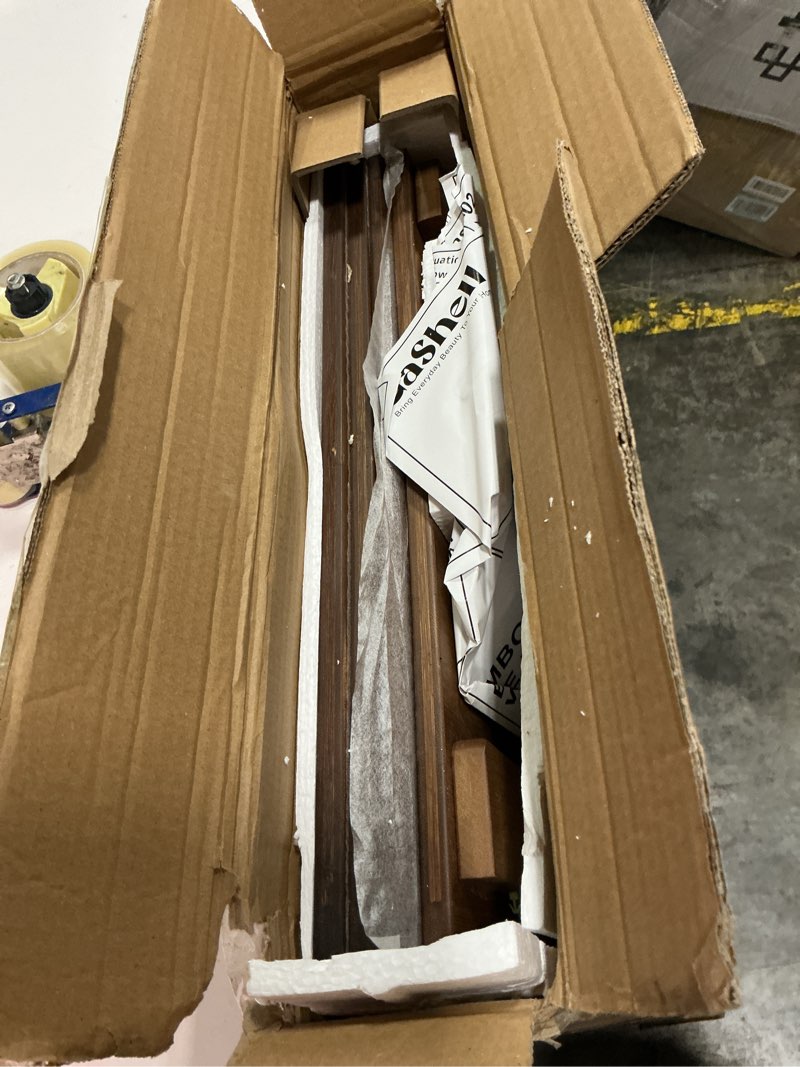 Condition photo showing Good Condition for gashell wire shelf covers, bamboo wire rack covers for pantry, closet (4pcs, 38" w x 16" d) 38"w x 16"d 4
