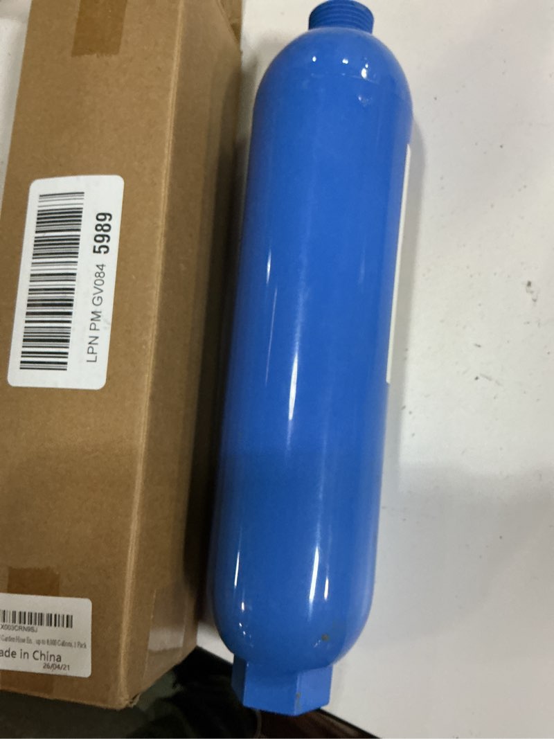 Condition photo showing Good Condition for glacier fresh garden hose end pre-filter for swimming pool, hot tubs, spa, inflatable pool, ponds, greatly reduces bad taste, odors, chlorin and sediment, up to 8,000 gallons, 1 pack pool water filter 1 count?pack of 1? blue