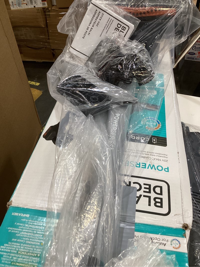 Condition photo showing New/Like New for black+decker powerseries+ 20v max* cordless stick vacuum with led floor lights, lightweight, removable battery (bhfea18d1)