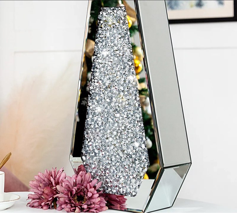 Cerrie 14In Indoor Glass Table Vase INCOMPLETE 