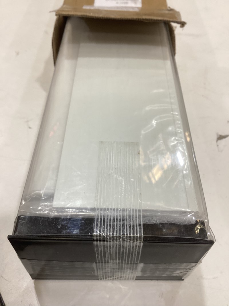 Condition photo showing New/Like New for DENFOON Motorized Zebra Blinds, Solar Powered Dual Layer Automatic Shades with Remote Control, Rechargeable Smart Blinds Horizontal Wireless Electric Shades for Windows, Custom Size, White? 48 x 72 White 48"W x 72"H