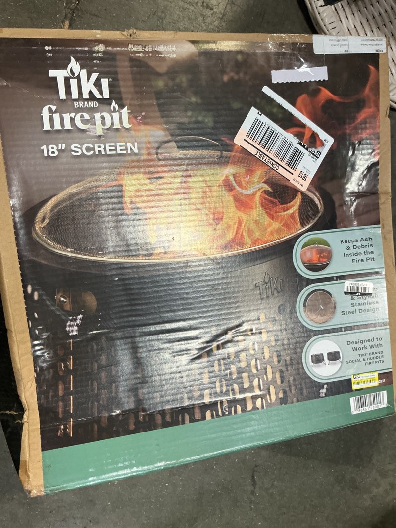 Condition photo showing New/Like New for tiki firepit screen