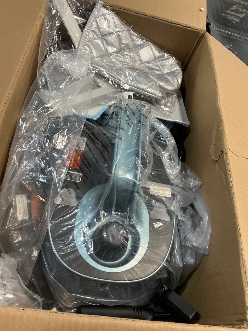 Condition photo showing Good Condition for Steam Cleaner, 293°F 58 PSI Powerful Multipurpose Handheld Steam Mop for Home Use, 21 Attachments, 50Oz Capacity, Heavy Duty Steamer for Carpets, Floors, Cars, Tiles, Crack Cleaning, Turquoise