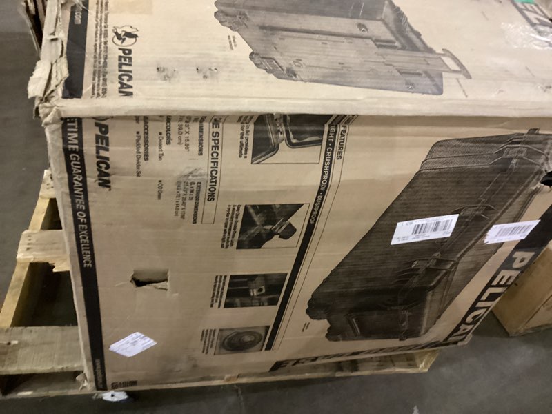 Condition photo showing As Is for Pelican 1690 Case Black With Foam