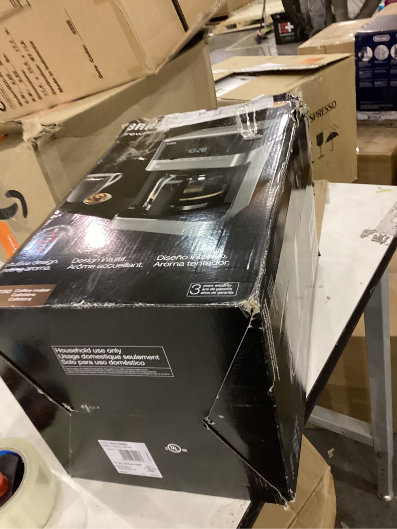 Condition photo showing As Is for Braun BrewSense 12 Cup Drip Coffee Maker - Pause & Pour Mid Brew, Coffee Machine with 24-Hour Timer & Clock, Bold & Regular Strength, 1-4 Cup Functions, Self Clean, Auto Shutoff, Stainless Steel