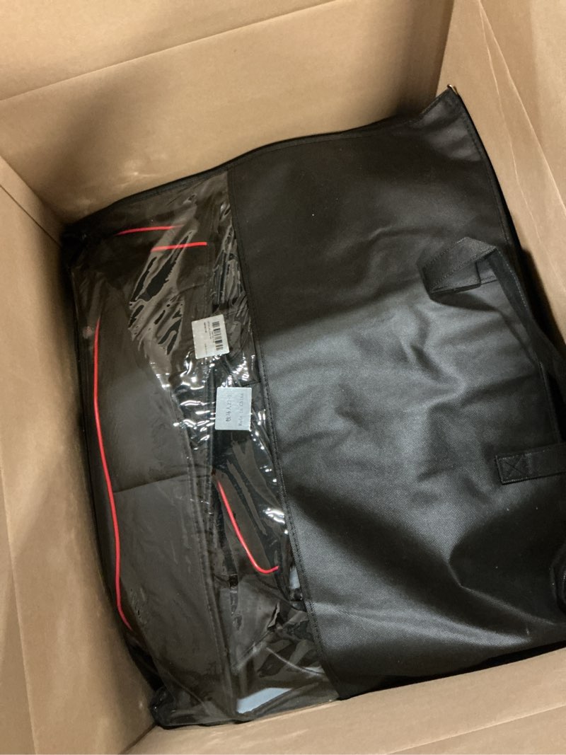 Condition photo showing Good Condition for huidasource wrangler jl seat covers 4 door, leather car seat covers full set, custom seat cushion protector fit for jeep wrangler jl 4-door 2018-2026 without rear cupholder (full set/black&red) full set/black&red 18-25 wrangler jl 4-door(without rear cupholder)