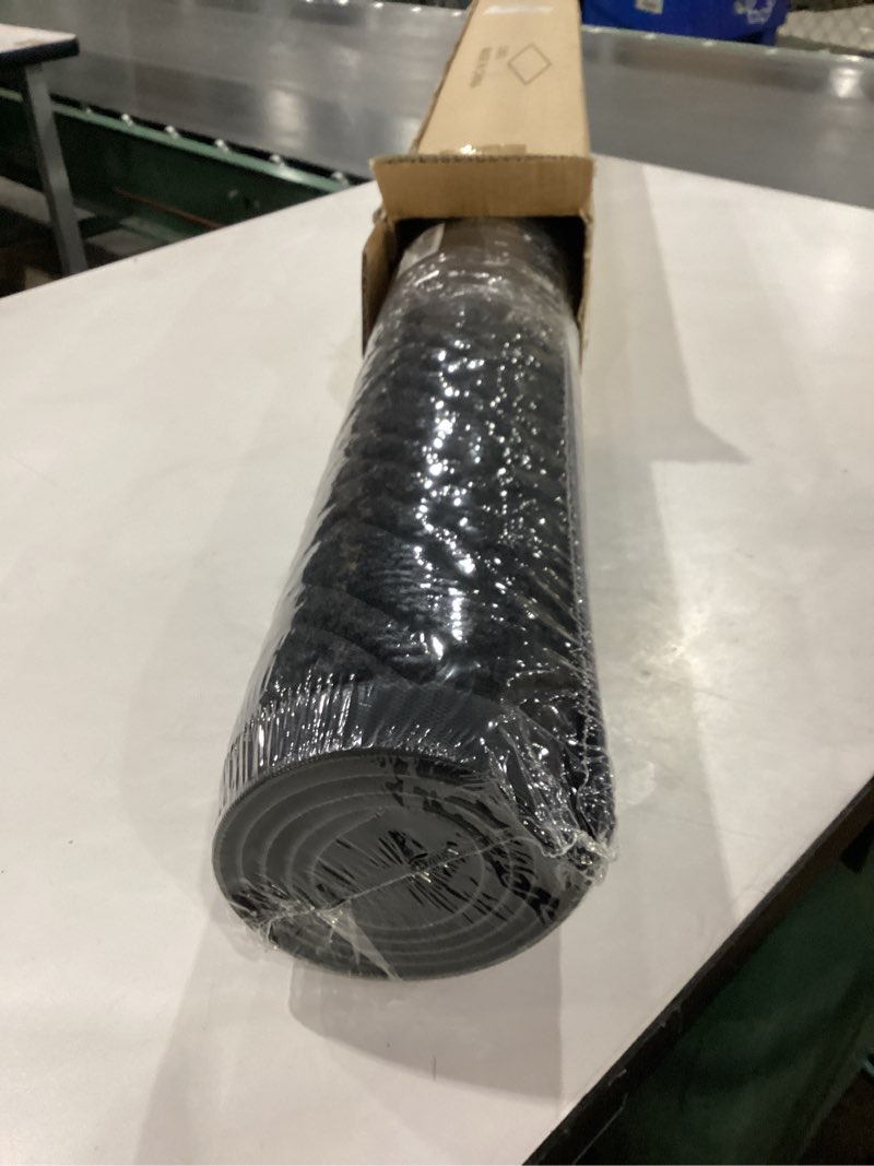 Condition photo showing New/Like New for OLANLY Indoor Outdoor Mat, Sturdy Natural Rubber Floor Mat, Non Slip Low Profile Waterproof Doormat, and Stain Front Door Mats, Easy Clean Patio Entrance Mat, 48''x32'', Grey 48''x32'' Grey