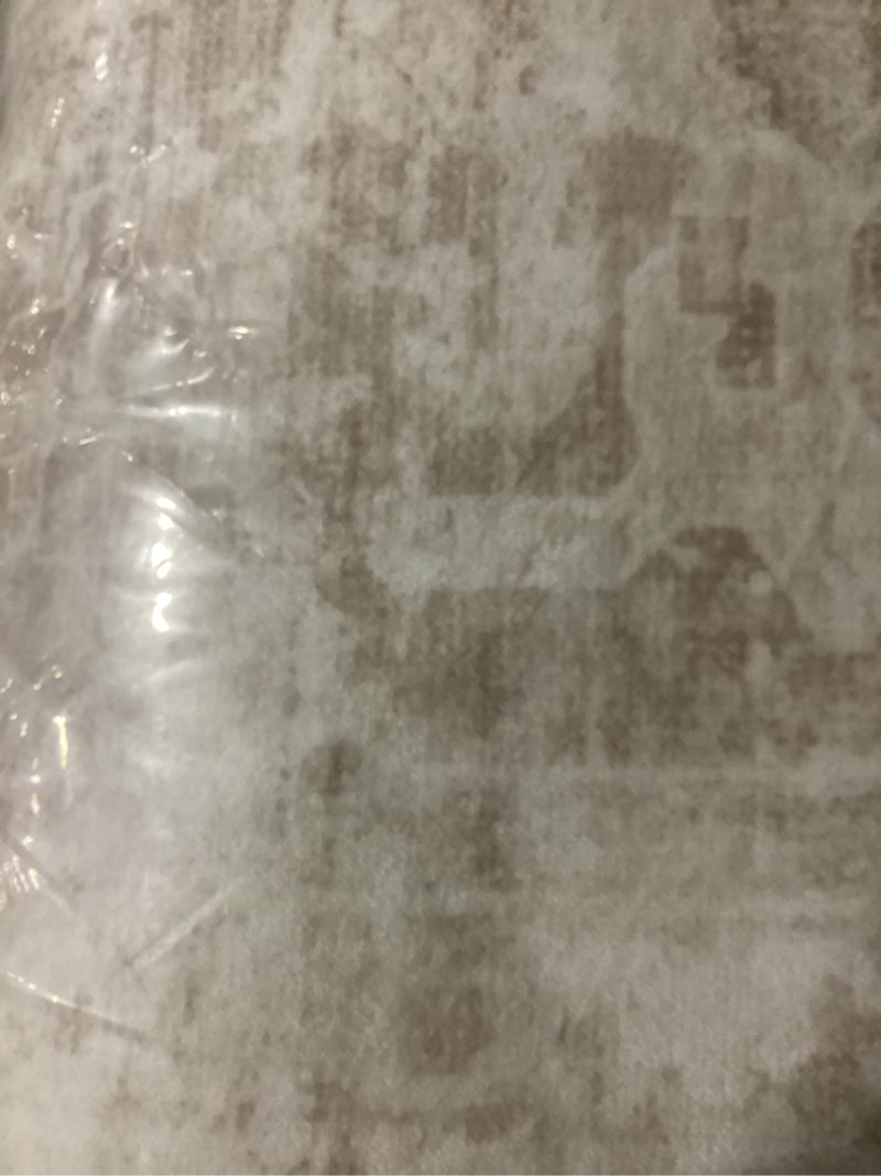 Condition photo showing Good Condition for area rug 9x12 washable rug, vintage boho medallion rugs non-slip soft low pile large distressed rug indoor retro carpet for living room bedroom dining room home office (beige, 9'x12') beige 9' x 12' (rectangular)