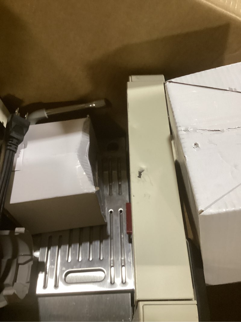 Condition photo showing As Is for (2026 upgrade) 15 bar espresso machine with built-in anti-clog coffee grinder, expresso coffee machi