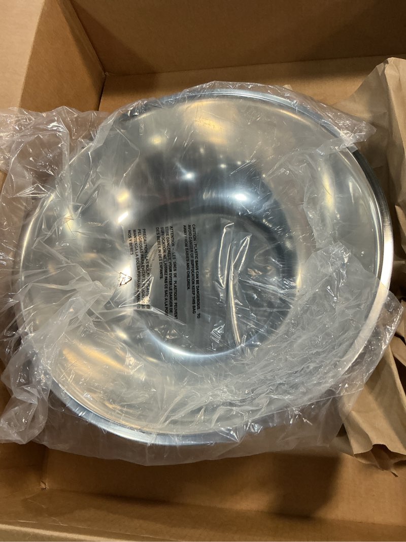 Condition photo showing Good Condition for Winco 16 Quart Heavy-Duty Stainless Steel Mixing Bowl 16 Quart Economy