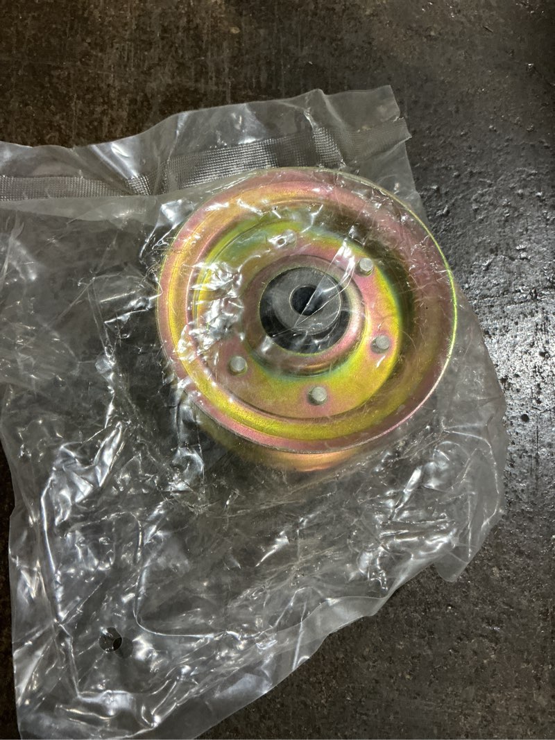 Condition photo showing Good Condition for Parts Camp Idler Pulley Replace 532177968, 5321931-97, 177968, 532193197 and 193197 Pulley for Husqvarna, Craftsman Engine Pulley