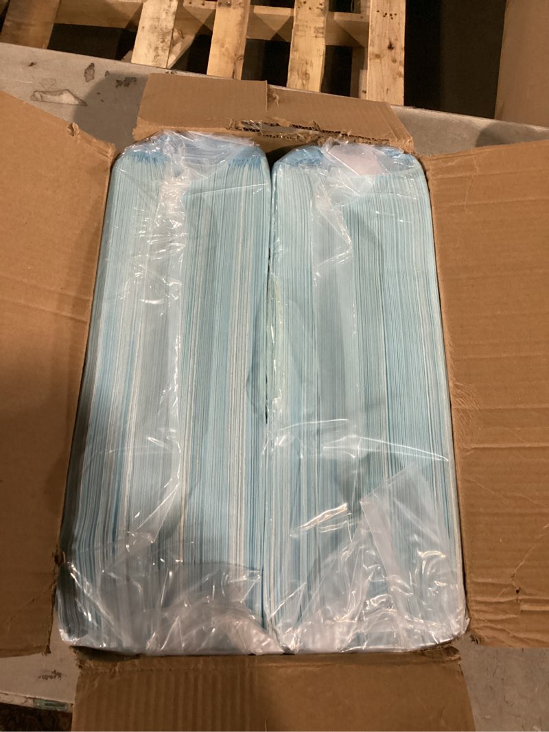 Condition photo showing Good Condition for chucks pads disposable [100-pack] adult incontinence underpads 23"x36" large super absorbent protective bed pads, leak-proof pads – pee pads for kids, adults and pets – dog & puppy training pads 23" x 36"