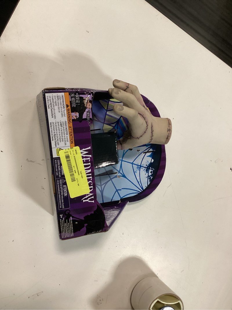 Condition photo showing As Is for wednesday series poseable thing: plush doll for creative thinking