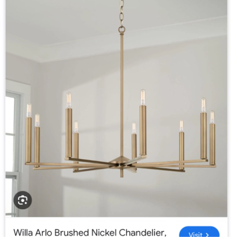 Kress 9 - Light Candle Style Modern Linear Chandelier