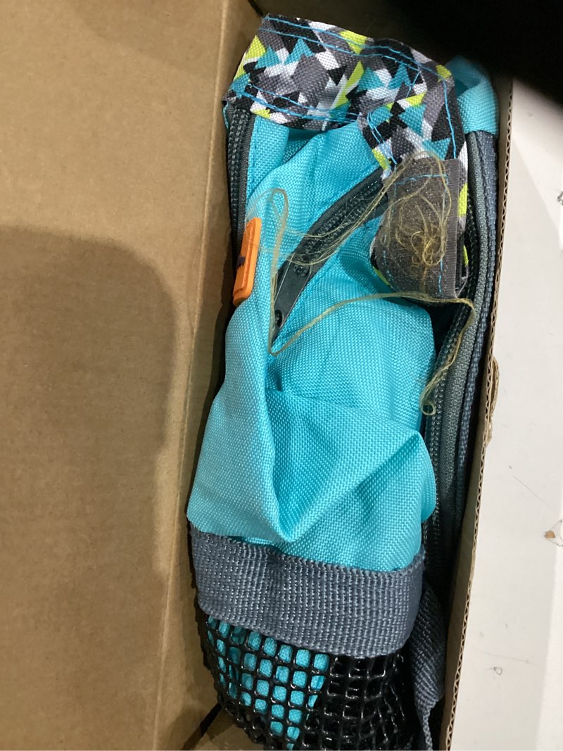 Condition photo showing As Is for cinf cat nail clipping cleaning grooming restraint bag no scratching biting for bathing nail trimming injecting examining(blue,s) s (6-8lbs) blue