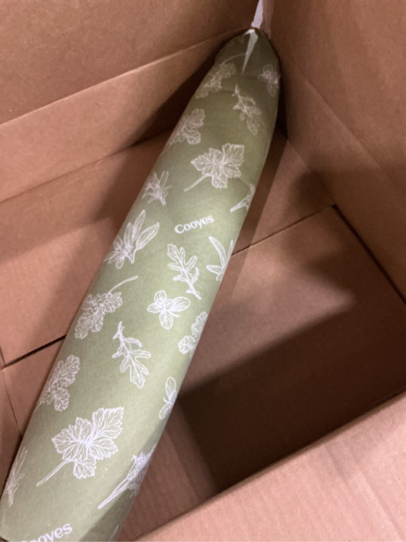 Condition photo showing Good Condition for cooyes large fridge liners for refrigerator, 24" x 240", drawer & shelf liners for kitchen cabinets non-adhesive, breathable cloth material, non-slip, keep produce fresh longer, sage green coriander sage green 24"w x 240"l 1